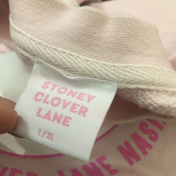 RARE Stoney Clover Lane Limited Edition Nashville Pink Crewneck Sweatshirt - Picture 3 of 6